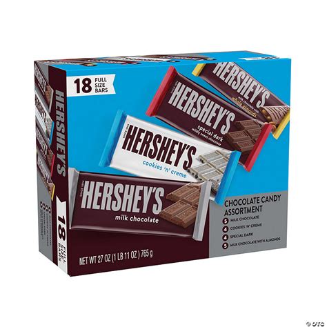 HERSHEY’S Full Size Special Candy Bar Assortment, 27 oz, 18 Count ...