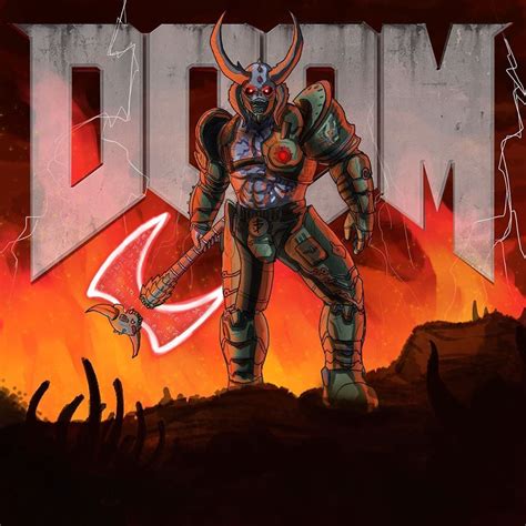 DOOM Eternal Maraunder Fan art | Doom, Jojo's bizarre adventure, Slayer