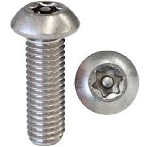 1/4-20 x 1/2 Button Head TORX Security Screw Stainless | The Nutty Company, Inc.