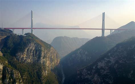 China opened World’s highest Beipanjiang Bridge to traffic in the Guizhou