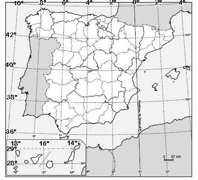 Geografía: Ejercicio de coordenadas Geográficas