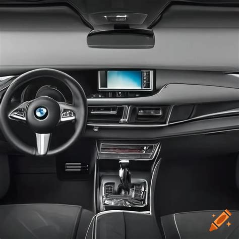 Luxurious bmw sedan interior on Craiyon