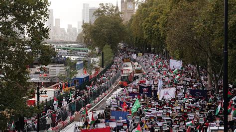 Five people charged after pro-Palestinian protests in London | UK News ...