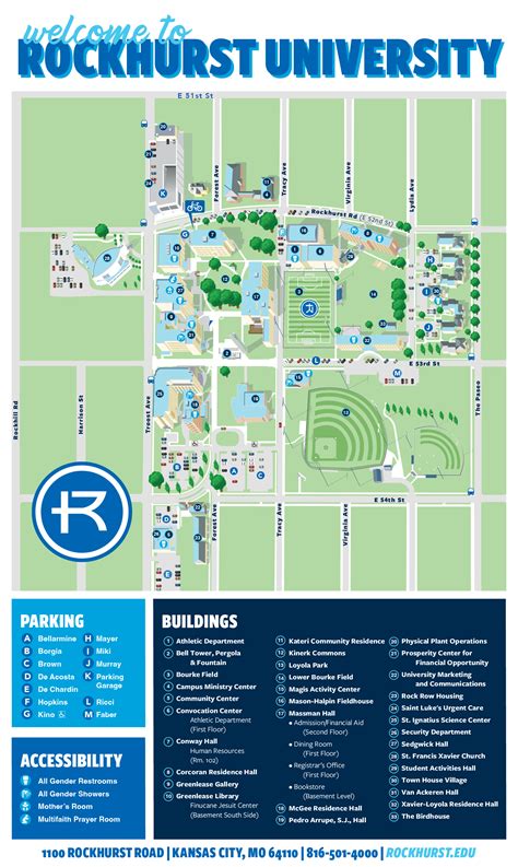 Rockhurst University Campus Map