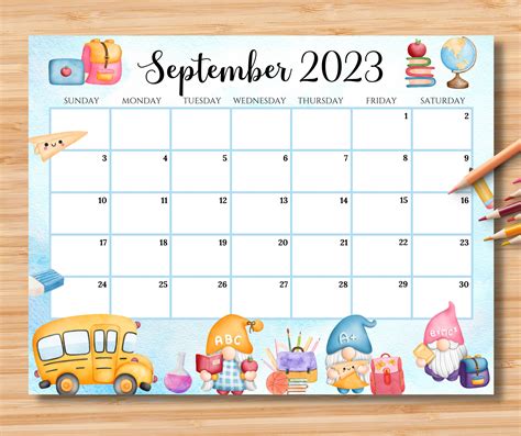 september 2023 calendar kids get calendar 2023 update - printable ...