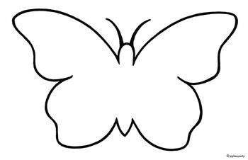 Blank Butterfly - ClipArt Best