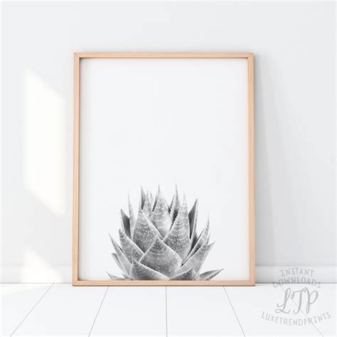 Succulent Wall Art Modern Plant Print Botanical Wall Art - Etsy