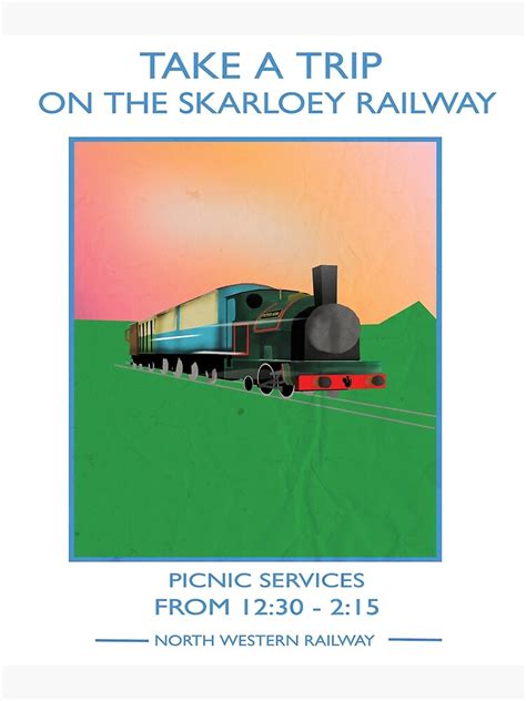 "Skarloey Railway (Peter Sam Var.) - NWR Poster " Poster for Sale by Ubdertale1 | Redbubble