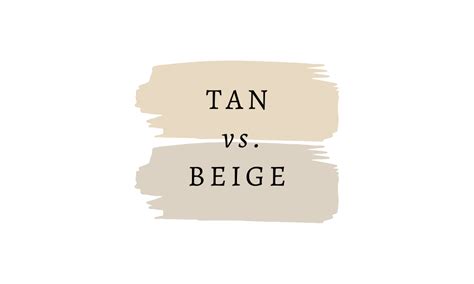 Beige vs. Tan - Kaitlin Madden Home Blogger