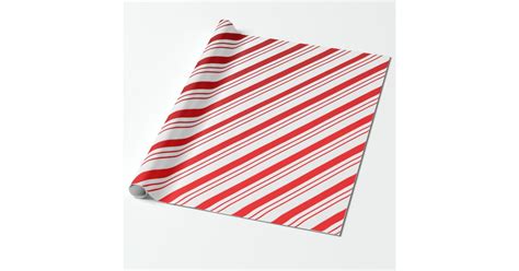 Candy Cane Stripes Wrapping Paper | Zazzle