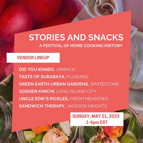 Stories and Snacks: A Festival of Home Cooking History - Asian American Arts Alliance