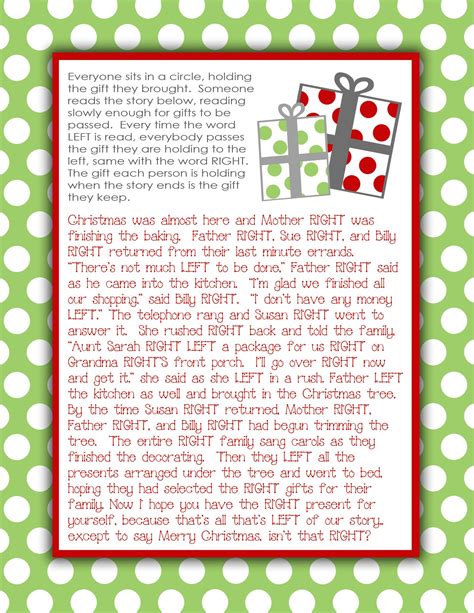 Gift Exchange Story Christmas Gift Exchange Games, Xmas Games, Holiday Games, Christmas Party ...