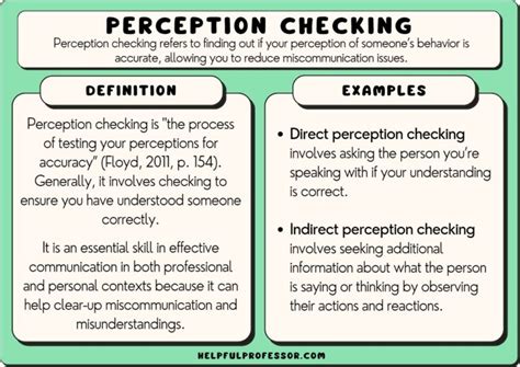 Perception Checking: 15 Examples and Definition (2024)