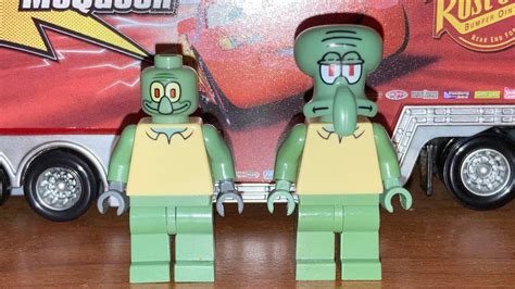 Lego Squidward Minifigure comparison by RedKirb on DeviantArt