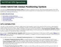 Navstar GPS : Resource Detail