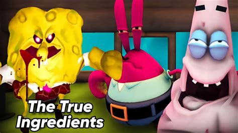 SpongeBob Horror Game - The True Ingredients Mobile - YouTube