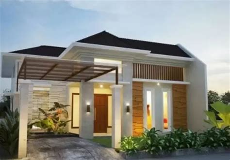 Desain Rumah Minimalis 6x12 Tampak Depan 1 & 2 Lantai ⋆ RWHome.web.id