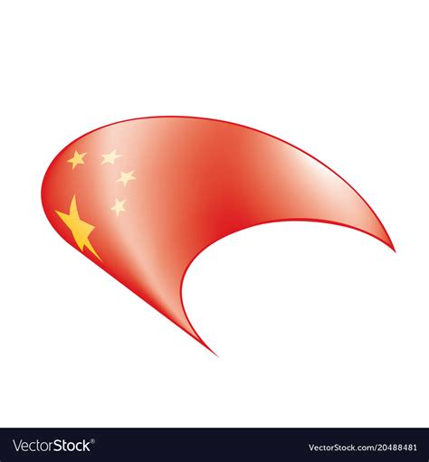 China flag Royalty Free Vector Image - VectorStock