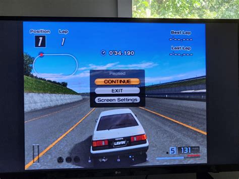 playing Gran Turismo 4 on the PS2! : r/initiald