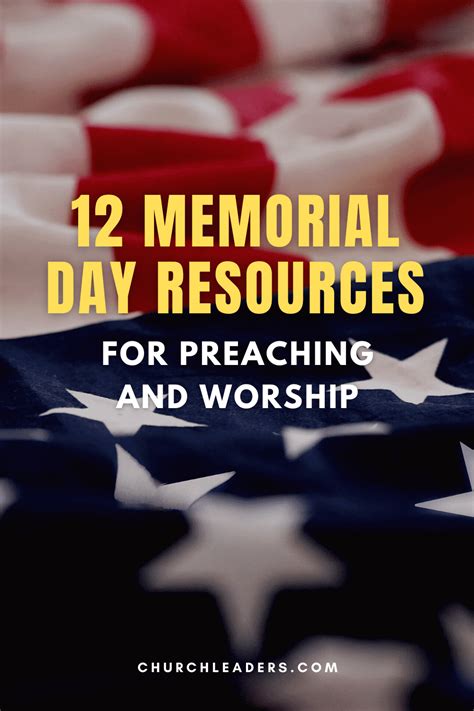 Memorial Day Sermon Resources and Ideas