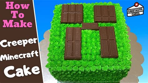 Minecraft Cake Tutorial - Creeper Cake - YouTube