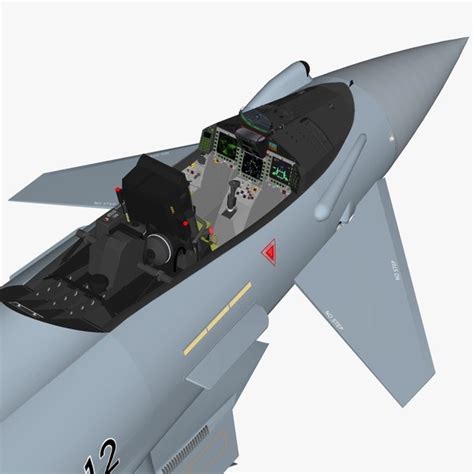 Cockpit Eurofighter Typhoon German detailed 3D - TurboSquid 1763099