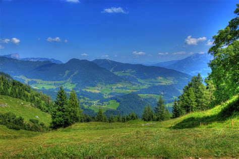 Scenery, Germany, Mountains, Sky, Forests, Bavaria, Grass, HD Wallpaper | Rare Gallery