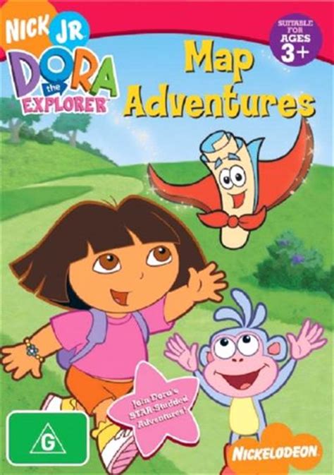 Dora The Explorer - Map Adventures Nickelodeon, DVD | Sanity