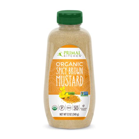 Spicy Brown Mustard: Organic & Sugar Free | Primal Kitchen