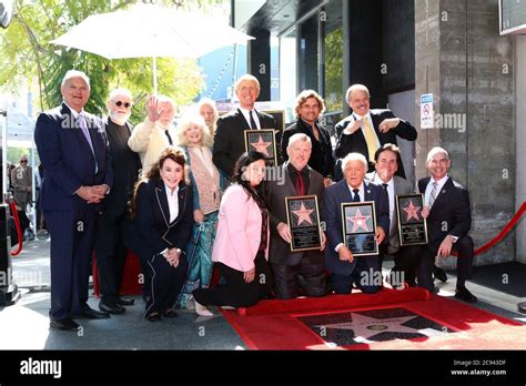 LOS ANGELES - FEB 24: The Lettermen, Chamber officials, and former ...