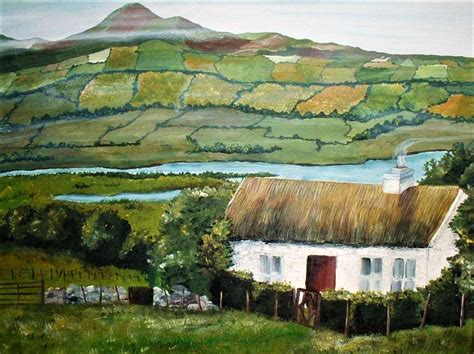 Ireland 7 1/4 x 9 3/4 inch Print Mayo Irish Cottage | Etsy | Irish landscape, Irish art, Ireland ...