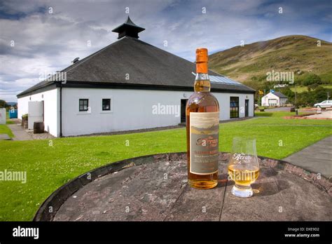 Isle of Arran Single-Malt whisky, Lochranza Distillery, Isle of Arran Stock Photo - Alamy