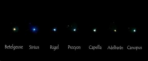 Some brightest stars. : astrophotography