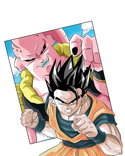 Gohan vs Buu (commission) by TheOneNimbus on DeviantArt