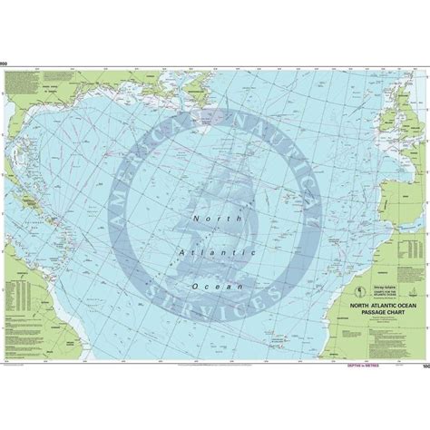 Imray Chart 100: North Atlantic Ocean Passage (North Atlantic Ocean)