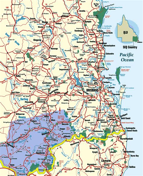 Map of South East Queensland | Laidley Qld | Pinterest