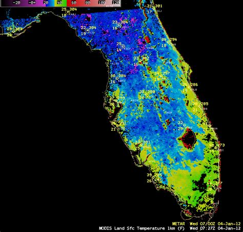 CapitalClimate: Century-Old Florida Low Temperature Records Tied, Broken