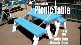 convertible picnic table bench plans - Woodworking Challenge