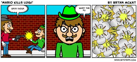 'Mario kills Luigi' - Bitstrips