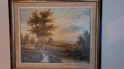 I have a percy painting. No it's in original frame. Age is unknown. It ...