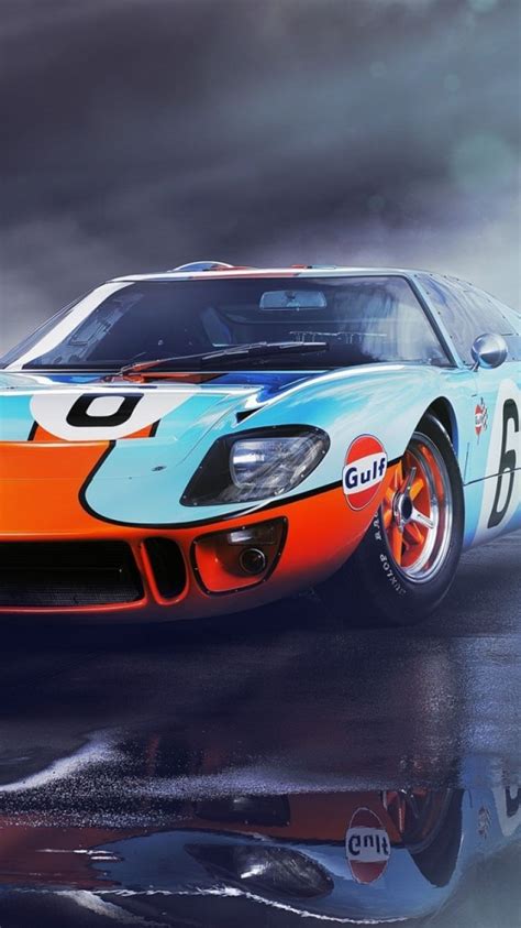 750x1334 Wallpaper ford, gt40, front view, sports car | Ford gt40, Ford gt, Ford