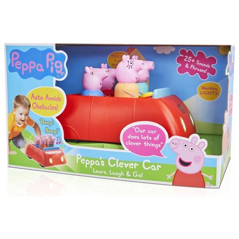 Peppa Pig Peppa’s Clever Car with Lights and Sounds | Smyths Toys UK