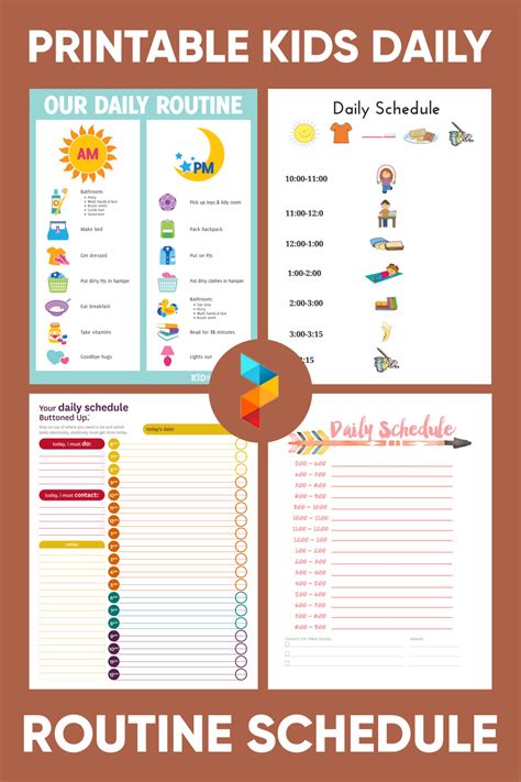 Printable Daily Routine Chart