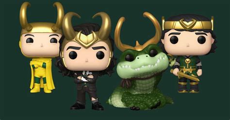 Funko Pop! Loki Series – Kid Loki, President Loki, Alligator Loki and ...