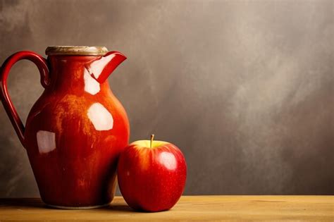 Premium AI Image | Apple Cider Jug Vintage Country Kitchen