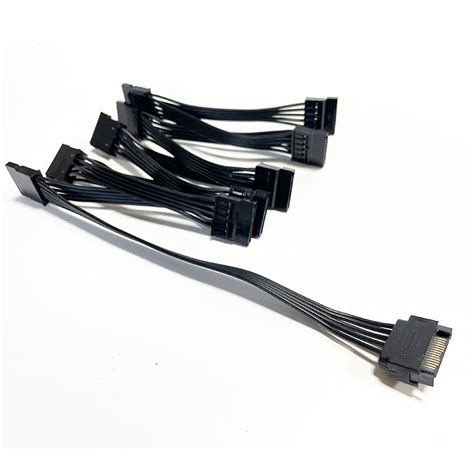 Chia Mining 5 Pin SATA to 10 x SATA Power Splitter Adapter Cable - modDIY.com