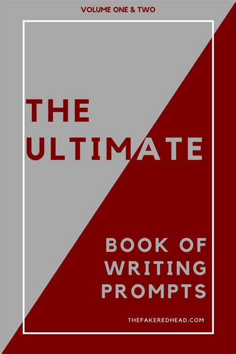 The Ultimate Book Of Writing Prompts Volume 1 & 2 - 100 writing prompts ...