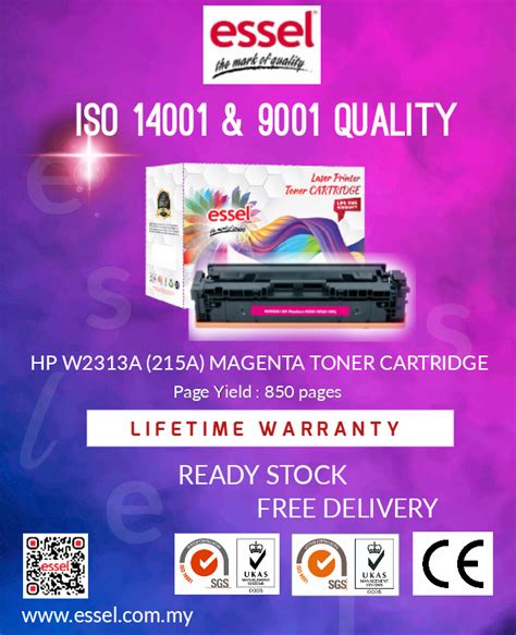 HP W2313A (215A) MAGENTA HP toner cartridge (ISO Quality) Toner Cartridges Kuala Lumpur (KL ...