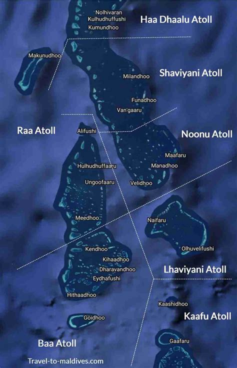 Raa Atoll Map Geography and Location - Travel to Maldives