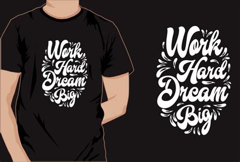 Premium Vector | Motivational saying t-shirt design